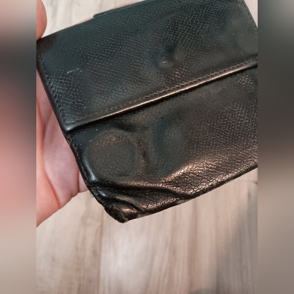 BVLGARI Two-folded wallet Classico leather Authentic - Picture 3 of 11